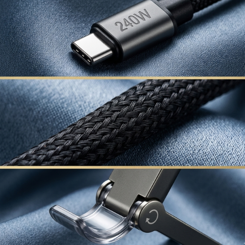 Cable de Charge 2-en-1 Type-C To Type-C – 240W™
